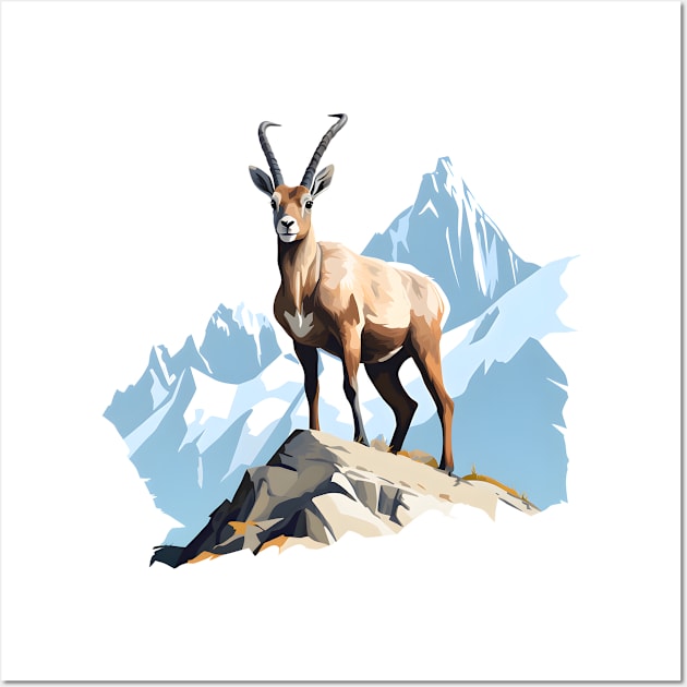 chamois Wall Art by zooleisurelife